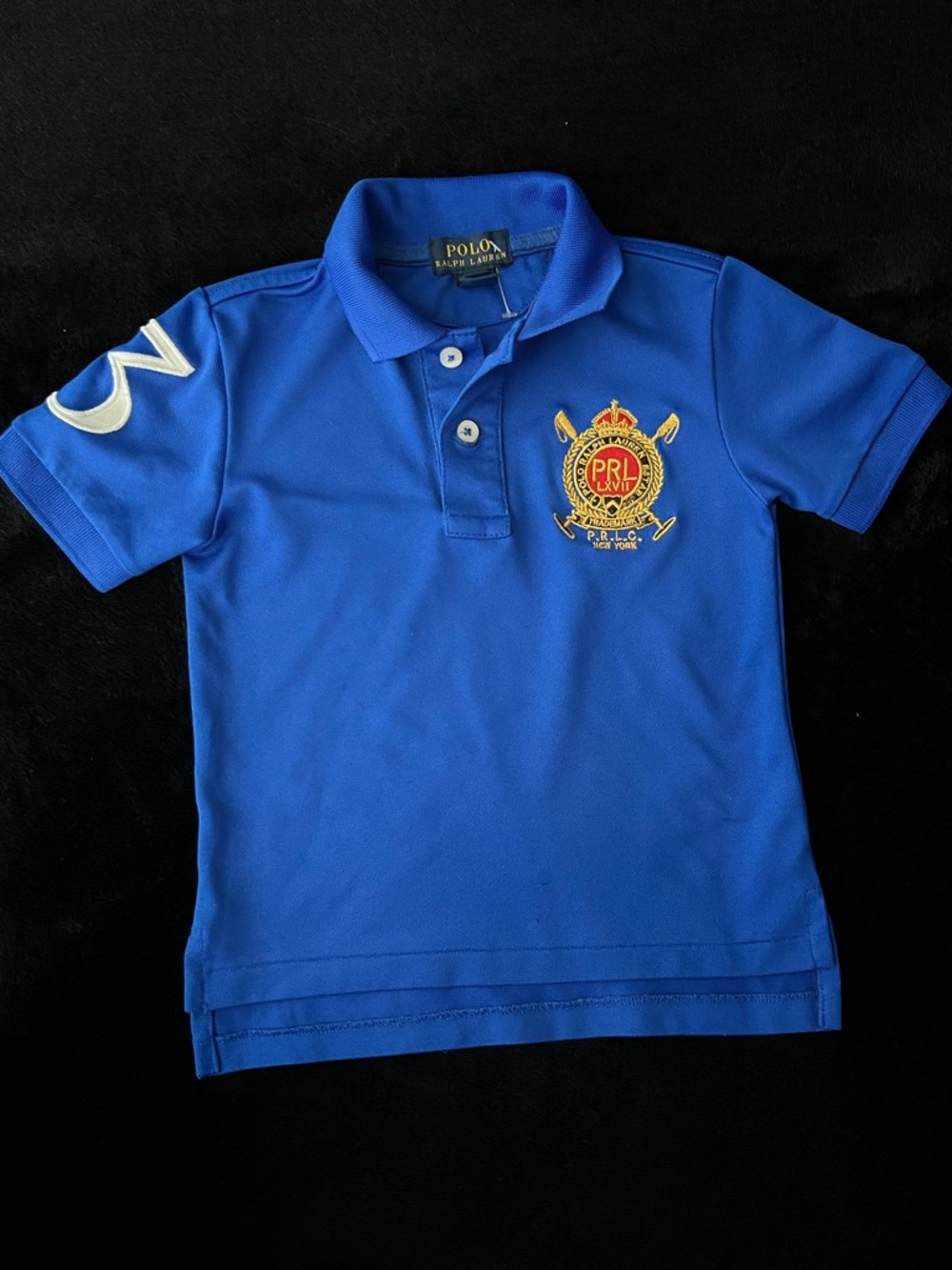 Polo by Ralph Lauren Royal Blue Embroidered Crest Polo